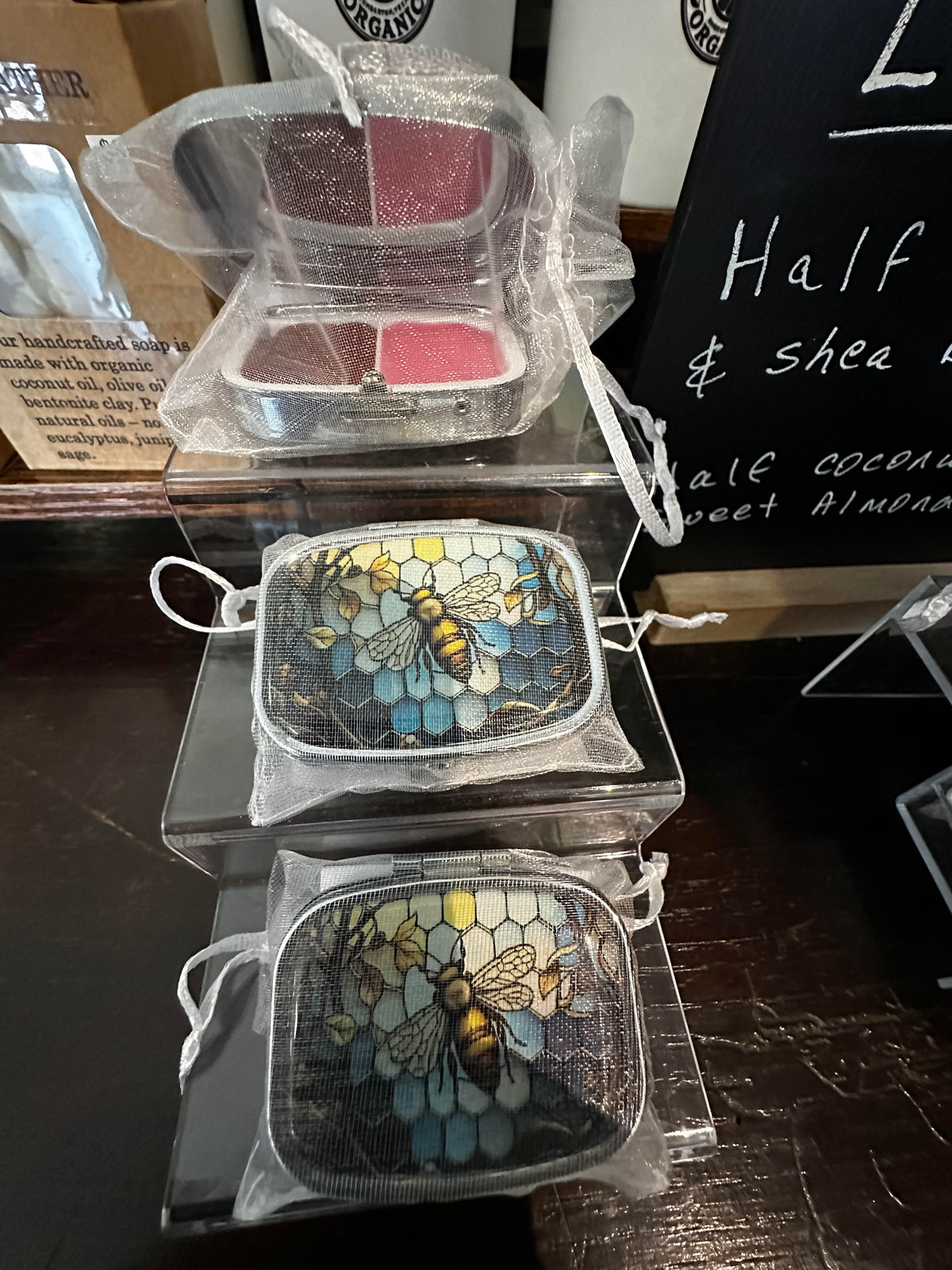 Lip Balm - Dual tin with Peppermint & Luffa Seed Oil, Peppermint, Shea Butter & Coconut Oil