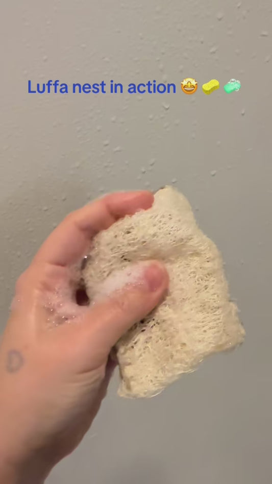 Luffa Nest Soap Pocket
